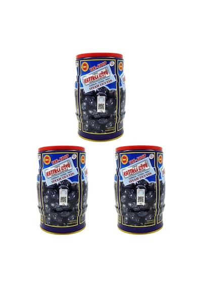 Gemlik Katırlı Köyü Tar-Koop Sofralık Siyah Zeytin 3 x 1 KG