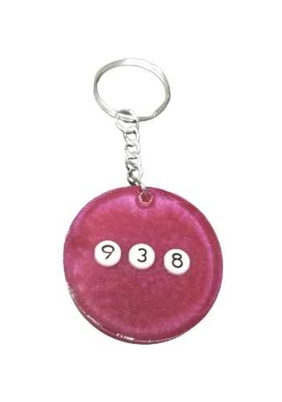938 Aşk Sayı Sekans Anahtarlık M2
