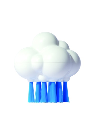 Moluk Plui Brush Cloudy - White/blue