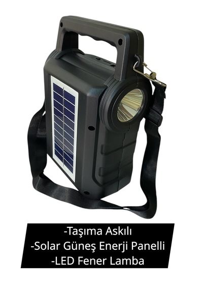 Ktf1706 Camping Outdoor Bluetooth Hoparlör Solar Enerji Panelli