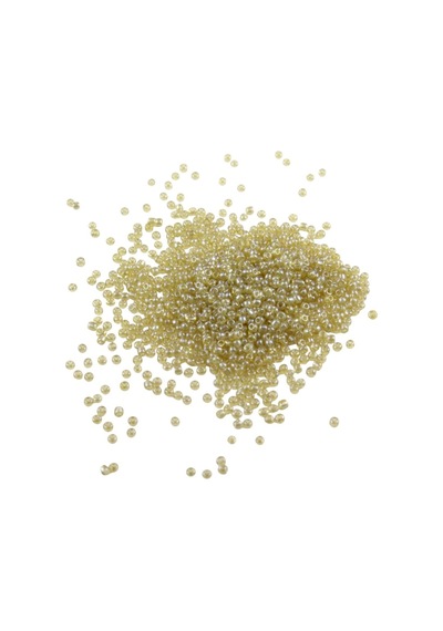 08 Kum Boncuk Şeffaf Açık Bal Sarısı 3 Mm 100 Gr 6000 Adet