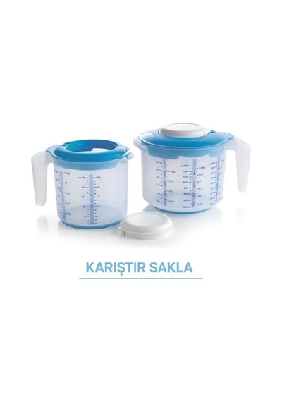 Karıştır Sakla 1.25lt Mavi Karıştırma Kabı Mavi