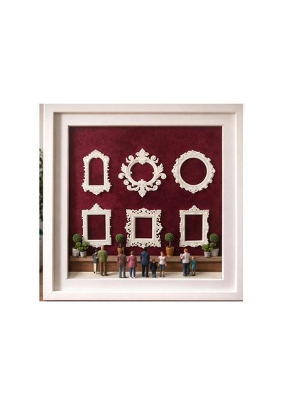 Housetrend Mini Çerçeveler 6 Lı Ev Dekorasyonu Museum Of Us Sevgililer Günü Mini Müze Dekoru Beyaz Sku: Smgstkae3b8bb39d