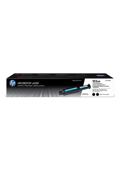 103ad Black Siyah 2.500 Sayfa X 2 Çiftli Neverstop Toner W1103ad