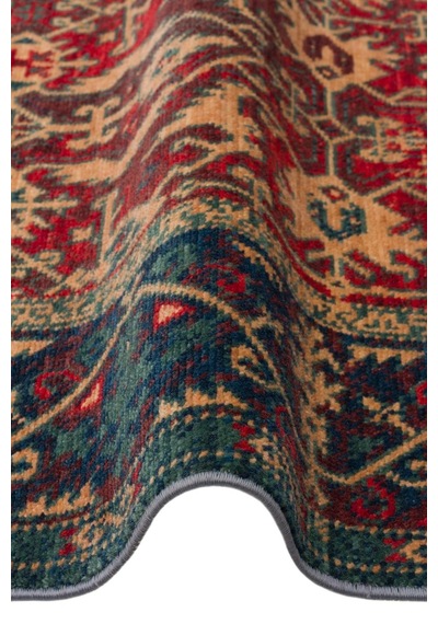 Hoom Rugs Cadis Kdm 09 Red Yeni Zelanda Yünü El Emeği Kara Tezgah Halısı Kırmızı