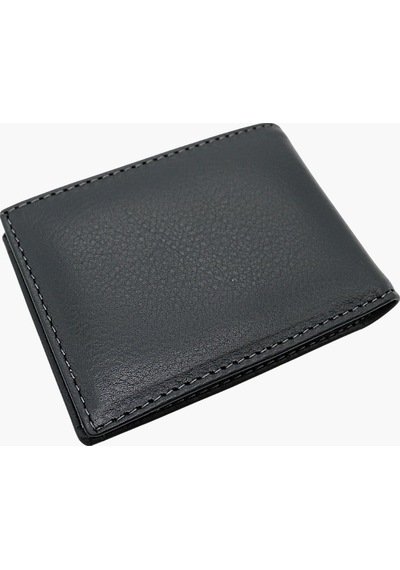 Westpolo Hakiki Deri Kağıt Para Ve Bol Şeffaf Kart Bölmeli Unisex Kartlık - 617 Gri