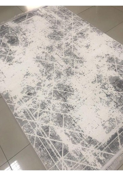 Padişah Halı Santo 60892 095 Serisi Akrilik Salon Oturma Yatak Odası Halısı Gri