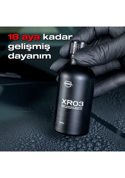 Xr03 Araç Nano Seramik Kaplama Ve Boya Koruma-50 Ml-1,5 Yıl Etkili-profesyonel Bakım,oto Detailing Kiti, Araba Cila,b