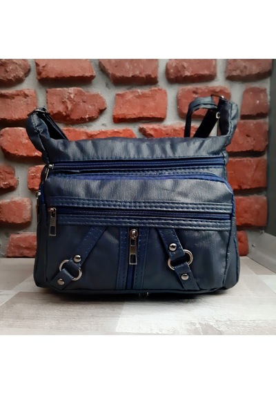 Bayan Çapraz Omuz Çantası Lacivert Gvn-0095 Lacivert