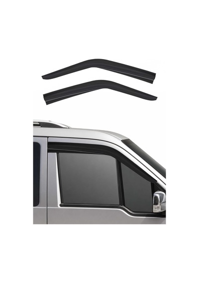 Ford Transit Connect 2002-2014 Uyumlu Araca Özel Sport Style Akrilik Cam Rüzgarlığı Koyu 2 Parça