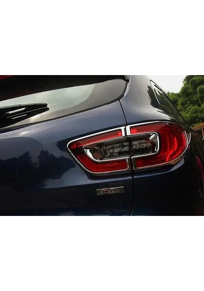 Renault Kadjar 2015+ Arka Stop Çerçevesi Abs Krom 4 Prç Set