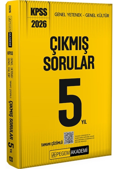 Pegem 2026 Kpss Çıkmış Sorular Son 5 Yıl