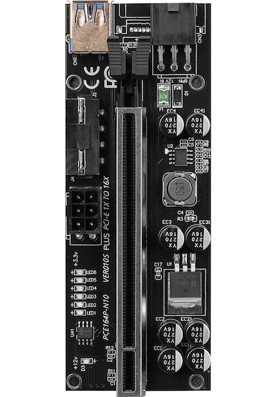S-Lınk Sl-Xe20 Pcı-E1X=16X Sata Rıser Kart 10Splu