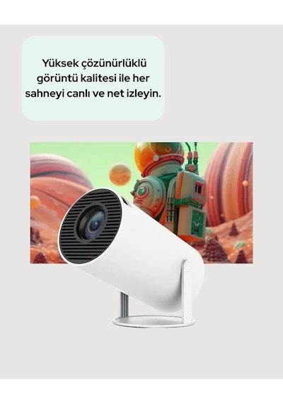 Hdmı Usb Girişli Uzun Ömürlü Ampullü Projeksiyon