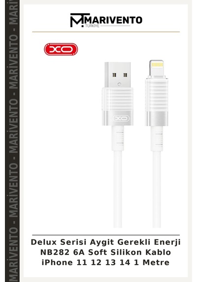 Delux Serisi Aygit Gerekli Enerji Nb282 6a Soft Silikon Kablo İphone 11 12 13 14 1 Metre