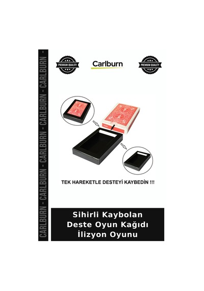 Sihirli Kaybolan Deste Oyun Kağıdı İlizyon Oyunu Eğlence Vakti Arkadaşa Sürpriz Akıl Oyunları +3