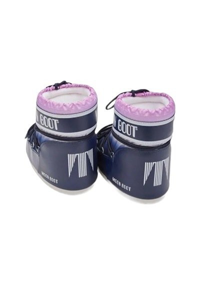 Moon Boot Moon Boot Icon Low Unisex Çocuk Kar Botu Blue Mavi