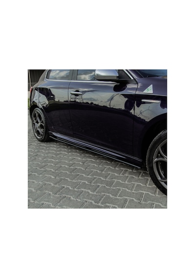 Alfa Romeo Giulietta Yan Marşpiyel 2010-2020 Uyumlu Yan Etek Piano Black Abs