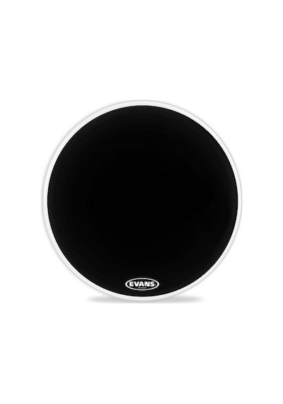 Evans Deri 16" Eq3 Resonant Kick Siyah Ön Ringli-Deliksiz Tek Kat