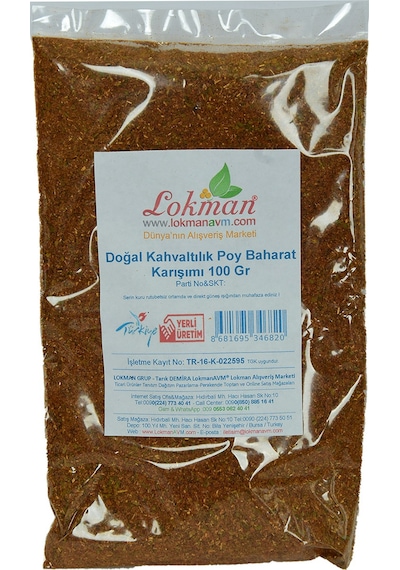 Lokman AVM Kahvaltılık Poy Baharat Karışımı 100 G