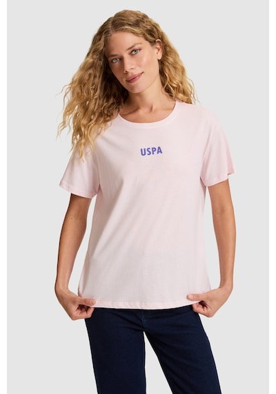 U.S. Polo Assn. U.s. Polo Assn. Kadın Açık Pembe Tişört 50323530-vr078 Acık Pembe