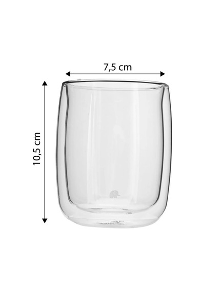 Jumbo Glory Double Wall 400 Ml 2'li Kase Sku: Smg8690010548634 Açık Gri