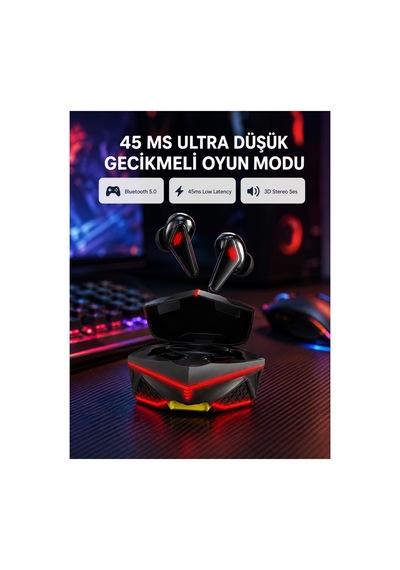 Profesyonel Oyuncular İçin Bluetooth Kulaklık Renk