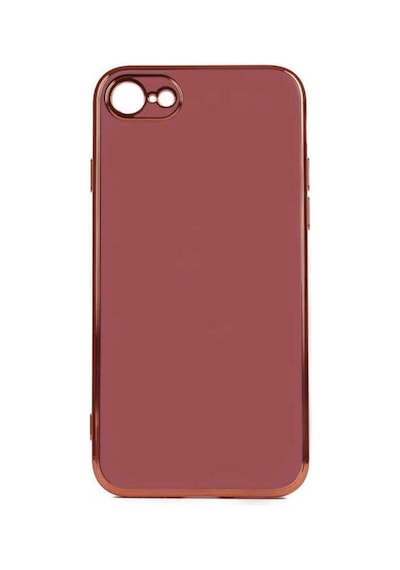 Apple Uyumlu iPhone Se 2022 Kılıf Zore Bark Kapak Kahverengi
