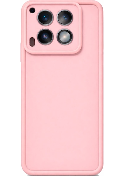 Tecno Camon30-4g 5g Uyumlu Kamera Çıkıntılı Mat Silikon Telefon Kılıfı Pembe