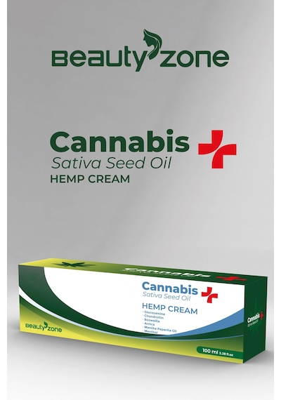 Cannabis Sativa Seed Oil Cream 100ml | Masaj Kremi