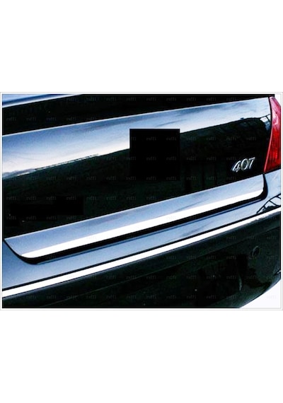 Peugeot 407 Krom Bagaj Alt Çıtası 2004 Üzeri P.Çelik Sedan