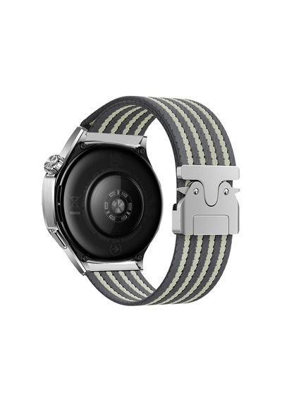 Huawei Honor Magic 2 46mm Zore Krd-133 22mm Naylon Kumaş Hasır Örgülü Kordon