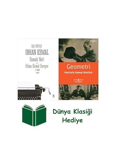 Önemli Not - Orhan Kemal Soruyor 2 Kitap Bir Arada + Geometri + Dünya Klasiği Hediye