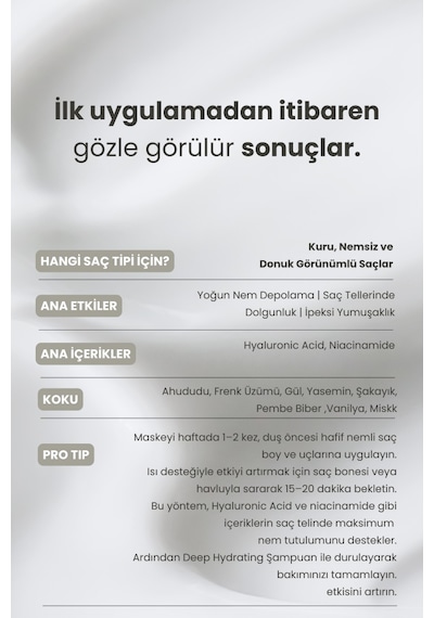 Matsu Deep Hydrating 3’lü Set | Şampuan + Maske + Yoğun Nem Serumu