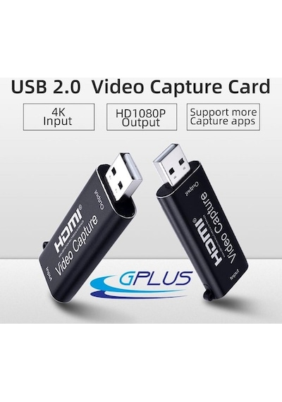Gplus 4Kvc200 Hdmı Ps4 Xbox Gamer Usb Video Capture Kartı
