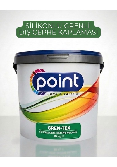 Gren-tex - Silikonlu Grenli Dış Cephe Kaplaması Beyaz, 10 Kg