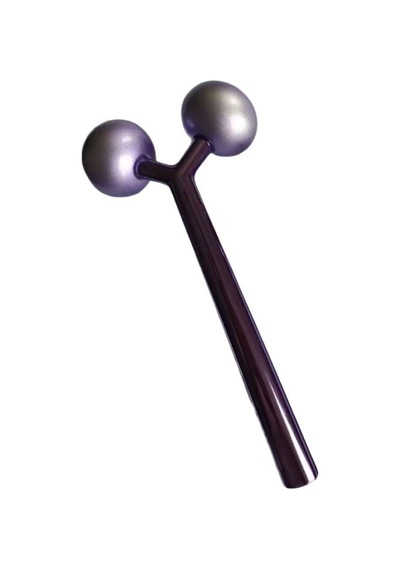 Metal Yüz Masaj Aleti Face Yoga Guasha 3d Roller Graston Aparatı Siyah Renk