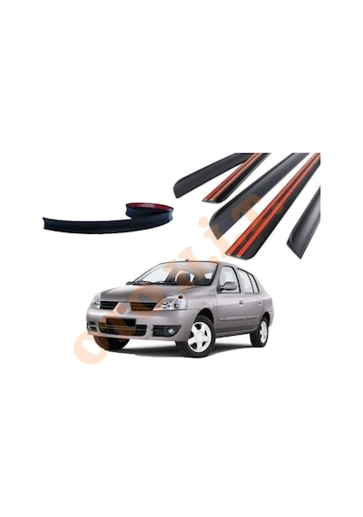 Renault Clio Sedan Uyumlu Bagaj Üstü Spoiler Mat Siyah