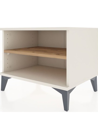 Hyperion Komodin Tek Raflı 60x44x48 Aytaşı-çam Aytaşı