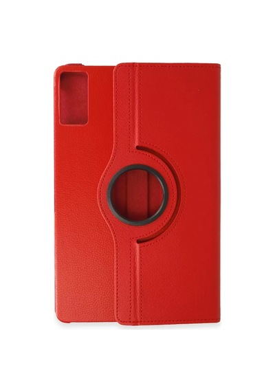 Newface Xiaomi Redmi Pad Se Kılıf 360 Tablet Deri Kılıf - Kırmızı Diğer