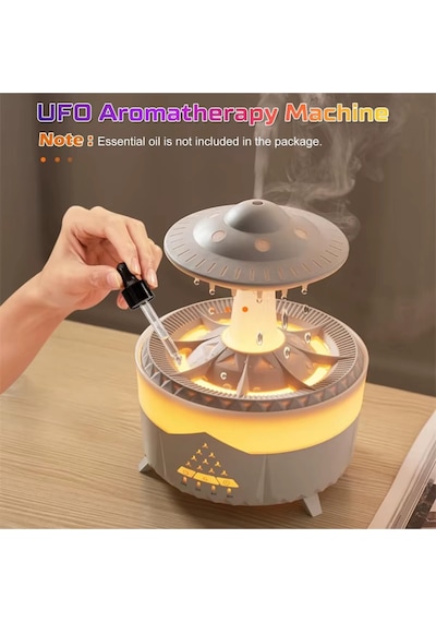 Leerfei V56 Aroma Difüzör Ve Ortam Nemlendirici - Dinlendirici Renkli Işık, 350ml Kapasite