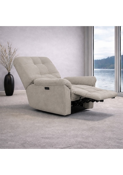 Smarto Relax Porto Comfort Elektrikli Döner Sallanan Tv Koltuğu Kontrol Panel... Bej