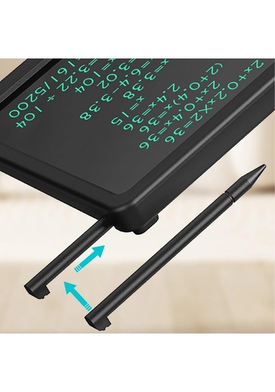 Dijital Hesap Makinesi, 7 İnç Lcd Not Defteri Ekranlı, Sessiz Tuşlu, Taşınabilir Yazı Pedi,öğre Siyah