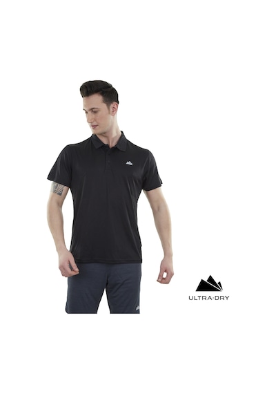 Alpinist Horizons Ultra Dry Erkek Polo T-shirt 600613 Siyah Siyah