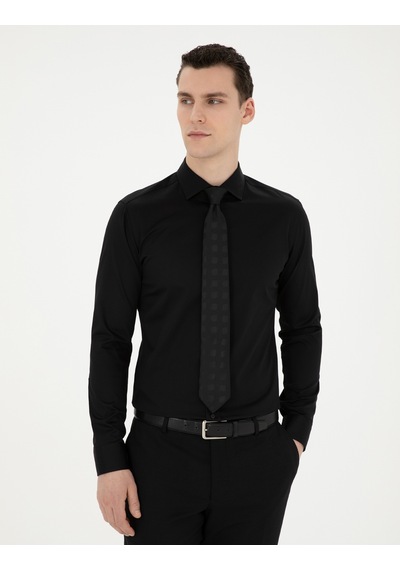 Pierre Cardin Erkek Siyah Gömlek Basic 50286402-vr046 Siyah