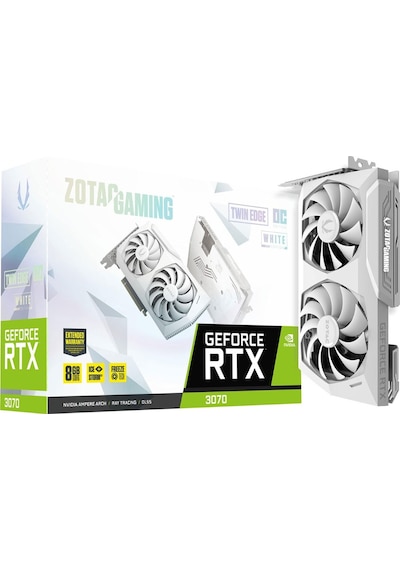 Zotac NVIDIA GeForce RTX 3070 Twin Edge OC White ZT-A30700J-10P 8 GB GDDR6 256 Bit Ekran Kartı