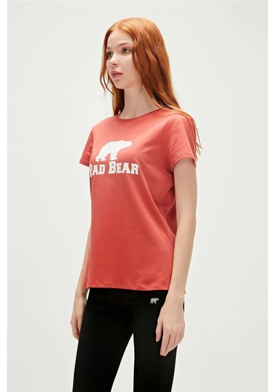 Bad Bear Logo Kadın Tişört 21.03.07.010-C109