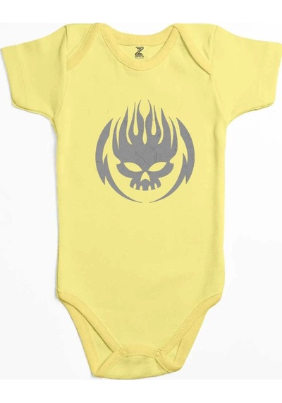 Zepplin Giyim The Offspring Grup Logo Pembe Bebek Body Zıbın