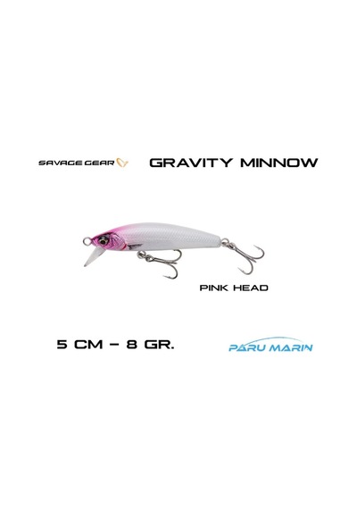 Savage Gear Gravity Minnow 50Mm. 8Gr. Pink Head