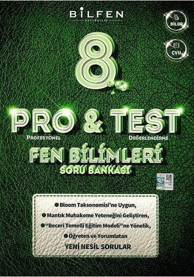 8.Sınıf Pro&Test  Fen Bilimleri Soru Bankası -  Bilfen Yayınları